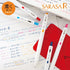 Zebra Sarasa "R" Rich RED BLACK 0.4mm Push Clip Gel Pen Super Saturated Ink | JJS29-R1