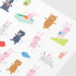 Midori Seal Collection Planner Stickers Removable Sticker | 2456 Exercise Healthy Eating Health