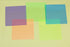 Translucent Transparent PET COLOR Vellum Sticky Notes | 3 X 3 30 sheets