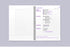 MOTEMOTE White SPRING Book Notebook Cornell Ruled 5mm Grid 100 Pages | 258mm x 158mm- USA Located!