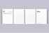 MOTEMOTE White SPRING Book Notebook Cornell Ruled 5mm Grid 100 Pages | 258mm x 158mm- USA Located!