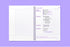 MOTEMOTE Violet SPRING Book Notebook Cornell Ruled 5mm Grid 100 Pages | 258mm x 158mm- USA Located!