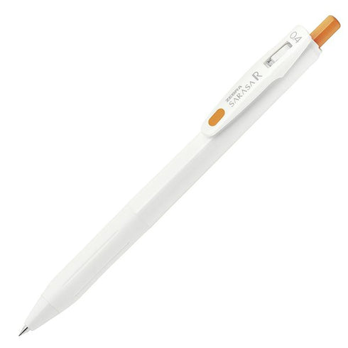 Zebra Sarasa "R" Rich ORANGE 0.4mm Push Clip Gel Pen Super Saturated Ink | JJS29-R1