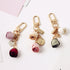 Japanese Bara Mystic PINK Rose Planner Charm Good Luck Charm | 2.5 X .039 Inches