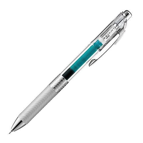 Pentel EnerGel Infree TURQUOISE Gel Pen 0.4mm | BLN74 Quick Drying Smudge Resistant