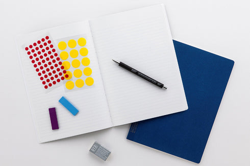 Stalogy B5 GRAY 7mm RULED College Ruled Notebook | B5 34 Pages S4010