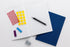 Stalogy B5 BLUE 7mm RULED College Ruled Notebook | B5 34 Pages S4010