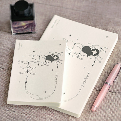 Chiba Stationery A6 Tomoe River Paper 5mm DOT GRID 52gsm Planner Notebook Journal | 416 Pages