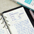 Chiba Stationery A6 Tomoe River Paper WEEKLY INSERT "A" 52gsm Planner Notebook Journal | 40 Pages 170mm X 95mm