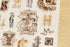 MU Lifestyle Print-On Stickers Rub -On Stickers Transfer Stickers Translucent Stickers 128 | All Secrets Library Books Calligraphy Cartouche