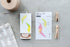 MU Lifestyle Transparent Print-On Sticky Note Rub-On Sticky Note Transfer Sticky Note 019 | Pastel Feathers Watercolor Spot Watercolor Swash