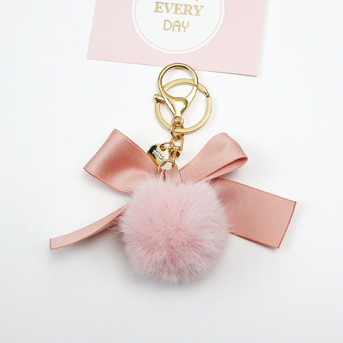 PINK SATIN Planner Charm Purse Charm Bag Charm Pom Pom Charm Pompom Charm | 2.2 X 3 Inches