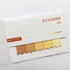 Angoo SAKURA Short Sticky Notes Page Flags Index Tabs Banner Flags Notched Flags Page Marker | 80 Flags 2.25 X 0.60 inches