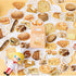 Premium Die-Cut Baking Bread Croissants Baguettes Stickers | 45 Stickers