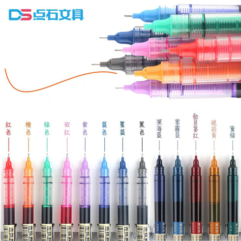 Dianshi MILK TEA Stone Series Saturated Ink Large Capacity Gel Pen 0.5mm | DS904 Highly Recommend