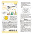 Midori Square Paintable Stamp Re-Inkable Self-Inking Stamp | EXERCISE TRACKER HEALTH Tracker Yellow Package