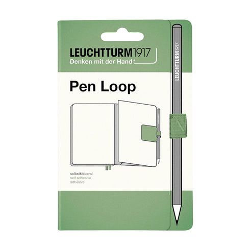 Leuchtturm 1917 Muted Colors BELLINI ORANGE Fabric Pen Loop | Self-Adhesive