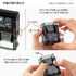 MIDORI Paintable Stamp Re-Inkable Self-Inking Stamp | Daily Record Header Titles Header Stickers Olive Package