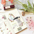 MU Lifestyle Print-On Stickers Rub -On Stickers Transfer Stickers Translucent Stickers 084 | Rise and Shine Pink & Purple Flowers