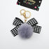 PINK SATIN Planner Charm Purse Charm Bag Charm Pom Pom Charm Pompom Charm | 2.2 X 3 Inches