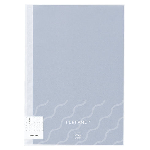 Kokuyo A5 PERPANEP 4mm DOT Grid Lay Flat Sarasara Paper Notebook Forest Certified Paper Eco-Friendly | 60 Sheets PER-MS106WT4M