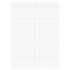 Kokuyo A5 PERPANEP 6mm STENO Ruled Lay Flat Sarasara Paper Notebook Forest Certified Paper Eco-Friendly | 60 Sheets PER-MS106CBM