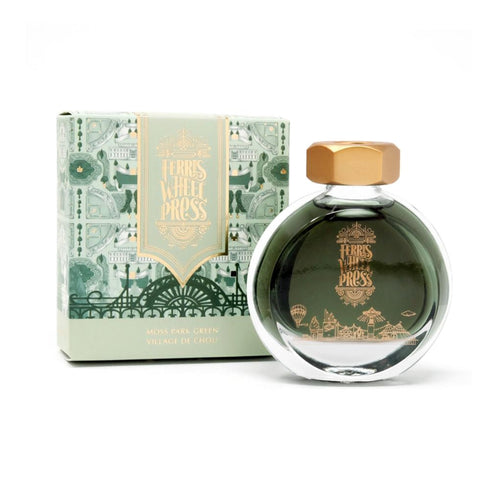 Ferris Wheel Press MOSS PARK GREEN Fountain Pen Ink Dip Pen Ink Calligraphy Ink Bottle Ink | 38ml