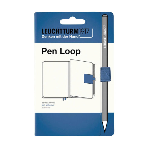 Leuchtturm 1917 Muted Colors BELLINI ORANGE Fabric Pen Loop | Self-Adhesive