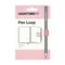 Leuchtturm 1917 Muted Colors POWDER PINK Fabric Pen Loop | Self-Adhesive