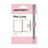Leuchtturm 1917 Muted Colors BELLINI ORANGE Fabric Pen Loop | Self-Adhesive