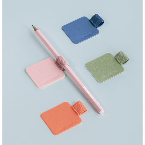 Leuchtturm 1917 Muted Colors BELLINI ORANGE Fabric Pen Loop | Self-Adhesive