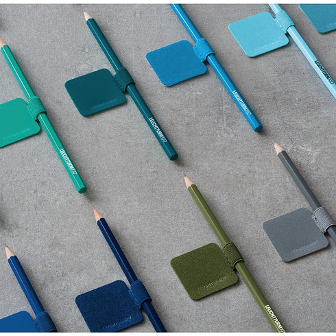 Leuchtturm 1917 ANTHRACITE GREY Fabric Pen Loop | Self-Adhesive