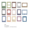 TRANSPARENT PET Picture FRAME Stickers Music Theme Stickers Border Stickers Photo Frame Stickers Photography Frame Stickers