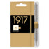 Leuchtturm 1917 METALLIC SILVER Color Fabric Pen Loop | Self-Adhesive