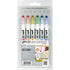 Kuretake MILD COLORS Zig Clean Color Dot Set One Pen or 6 Piece Set Single-Tip Marker | TCSD-6100/6V
