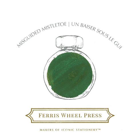 Ferris Wheel Press HOME & HOLLY Collection 3 Pack Charger Samples Shimmer Ink Set Fountain Pen Ink Dip Pen Ink | Three 5ml Bottles SPC