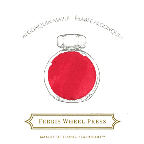 Ferris Wheel Press AUTUMN in ONTARIO Collection 3 Pack Charger Samples Ink Set Fountain Pen Ink Dip Pen Ink | Three 5ml Bottles RRB