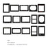 TRANSPARENT PET Picture FRAME Stickers Music Theme Stickers Border Stickers Photo Frame Stickers Photography Frame Stickers