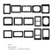 TRANSPARENT PET Picture FRAME Stickers Film Negative Stickers Border Stickers Photo Frame Stickers Photography Frame Stickers