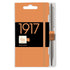 Leuchtturm 1917 METALLIC SILVER Color Fabric Pen Loop | Self-Adhesive