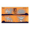 MIDORI E-Clip Etching Clip WILDLIFE Chipmunk Hedgehog Fennec Fox Flying Squirrel Small Animal Paper Clips