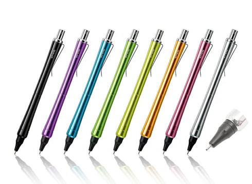 Ohto Vi-Vic SILVER 0.7mm Aluminum Needlepoint Pen Ballpoint Pen Black Ink | NPB-407V