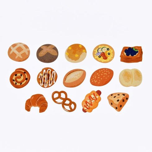 BAKERY | Bande Washi Tape Masking Tape Sticker Roll BDA607 200 Stickers