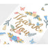 Midori Seal Paper Craft Museum Collection 3D THANK YOU Sticker Floral Sticker Flower Stickers Scrapbook Stickers Gold Foil | 2515