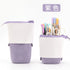 ANGOO BLUE Retractable Standing Pen Case Pencil Case Retractable Case Storage Case Durable en Case | 185mm X 125mm X 85mm X 65mm