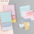 Kokuyo 2Way PINK Sticky Pads Loose Leaf Smart Ring Binder Spiral Notebook with Ruler Index Sticky Notes Planner Sticky | 20 Sheets WSG-RUT41