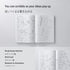 Stalogy A5 BLACK Editor's Series 365Days BLANK Plain Notebook Bullet Journal Bujo | S4139 184 Sheets 368 Pages