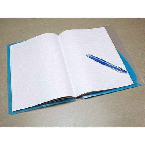 Kokuyo B5 Campus BLUE Cover Notebook Dotted 7 mm Rule 2 Pocket Folder Plastic Folder | 623A-B