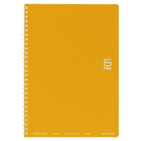 Kokuyo B5 Soft Ring PINK Notebook Dotted Line 6mm Rule | 40 Sheets SV301