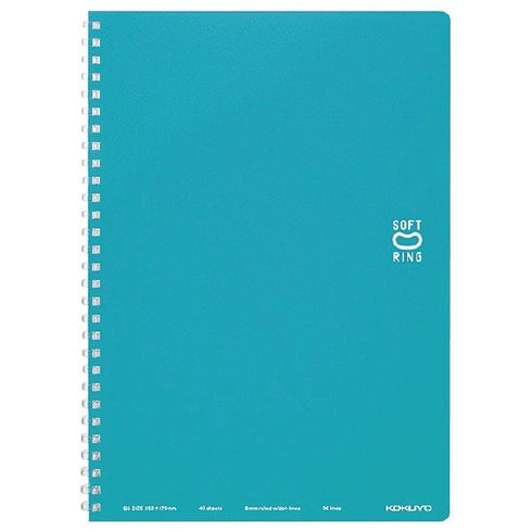 Kokuyo B5 Soft Ring PINK Notebook Dotted Line 6mm Rule | 40 Sheets SV301